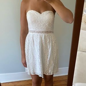 Lilly Pulitzer Lace Strapless Dress